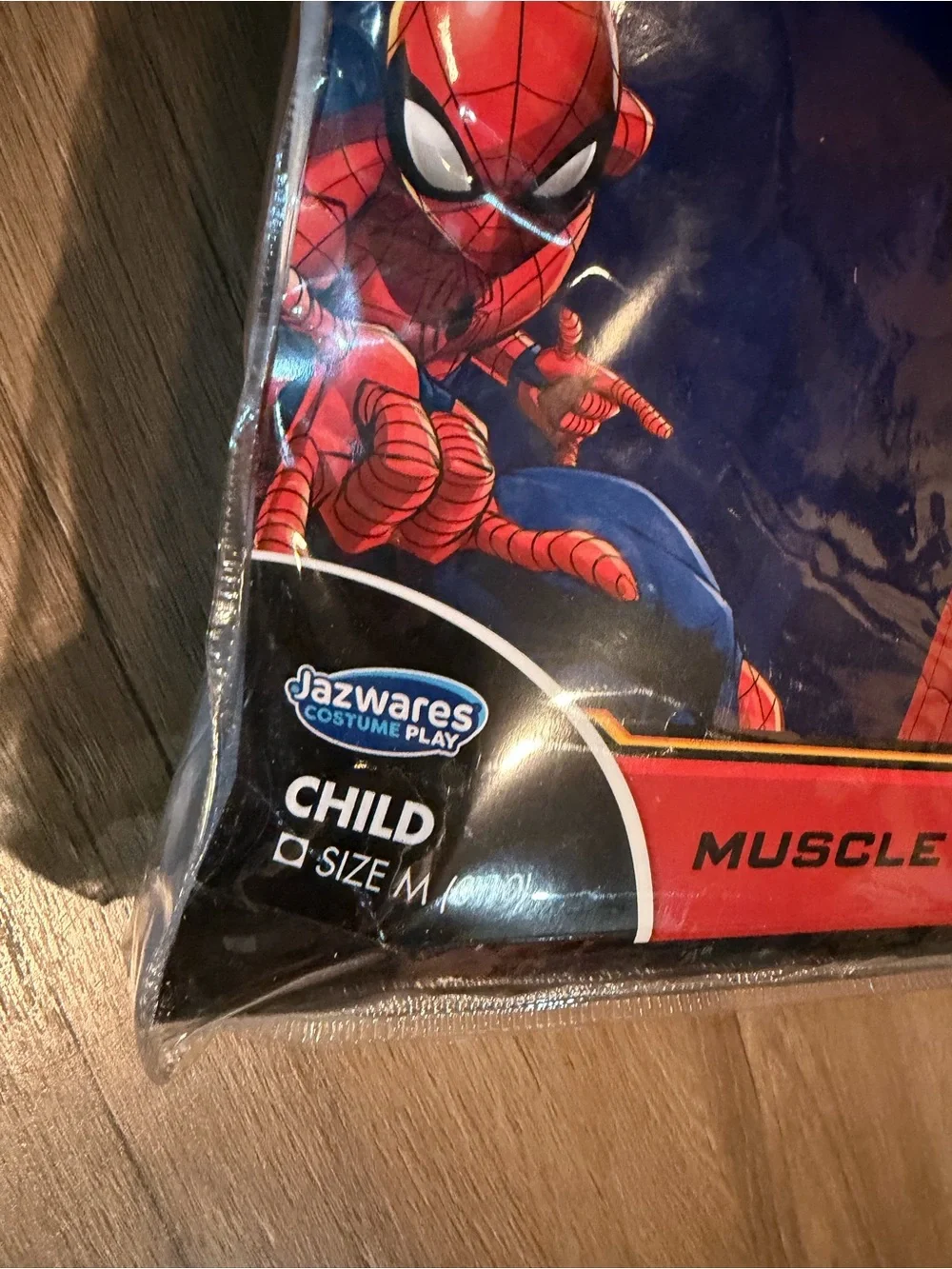 Spider man Marvel Child Halloween Costume - Red & Blue Muscle Chest Medium 8-10